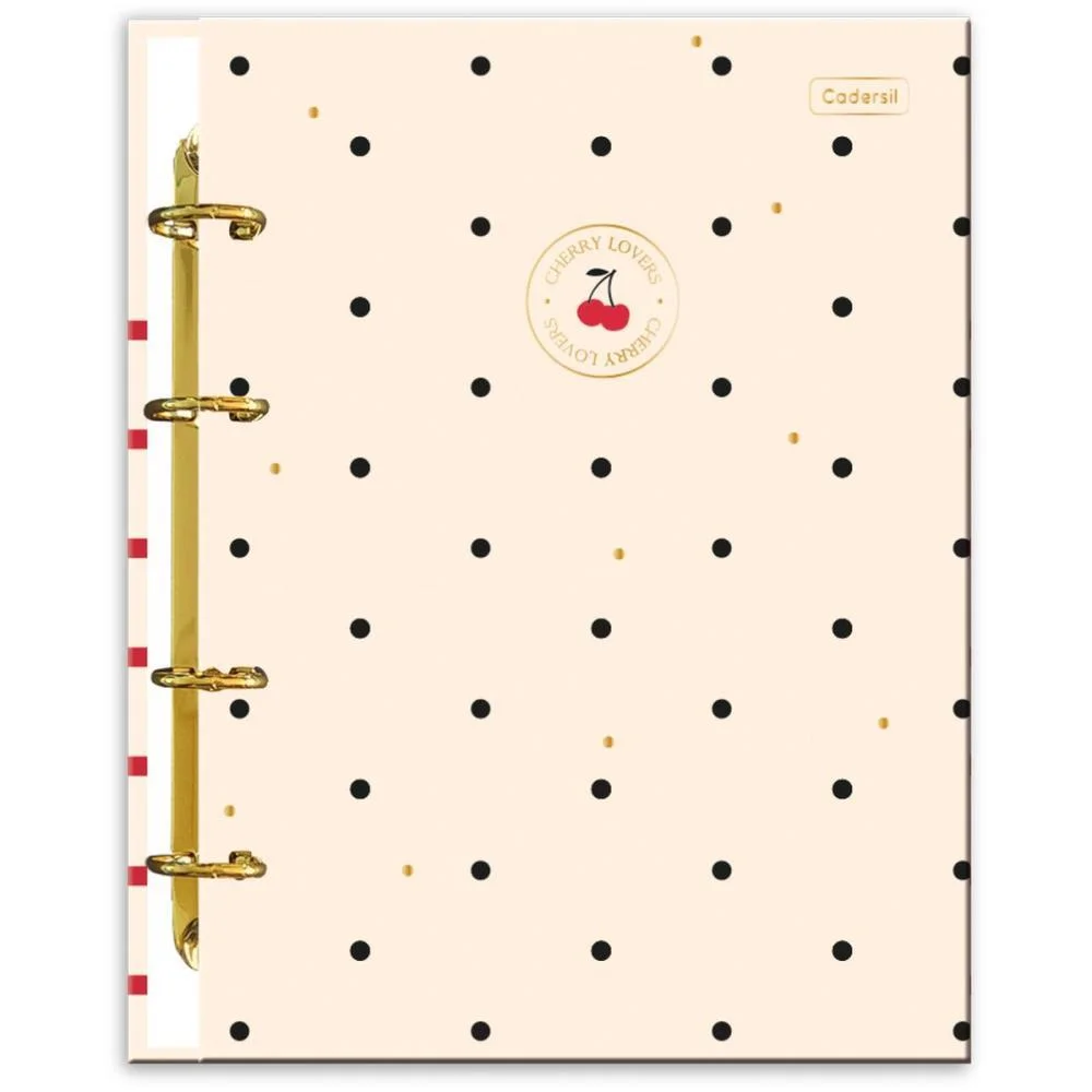 Caderno Argolado Cherry Lovers C/6Divis.80F(S Cadersil - imagem 5