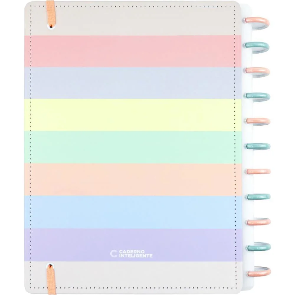 Caderno Inteligente Grande Arco Iris 10 Materias 140Fls Caderno Inteligente - imagem 6