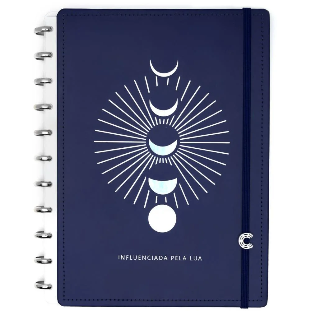 Caderno Inteligente Grande Influenciada Pela Lua 80F By M Caderno Inteligente - imagem 2
