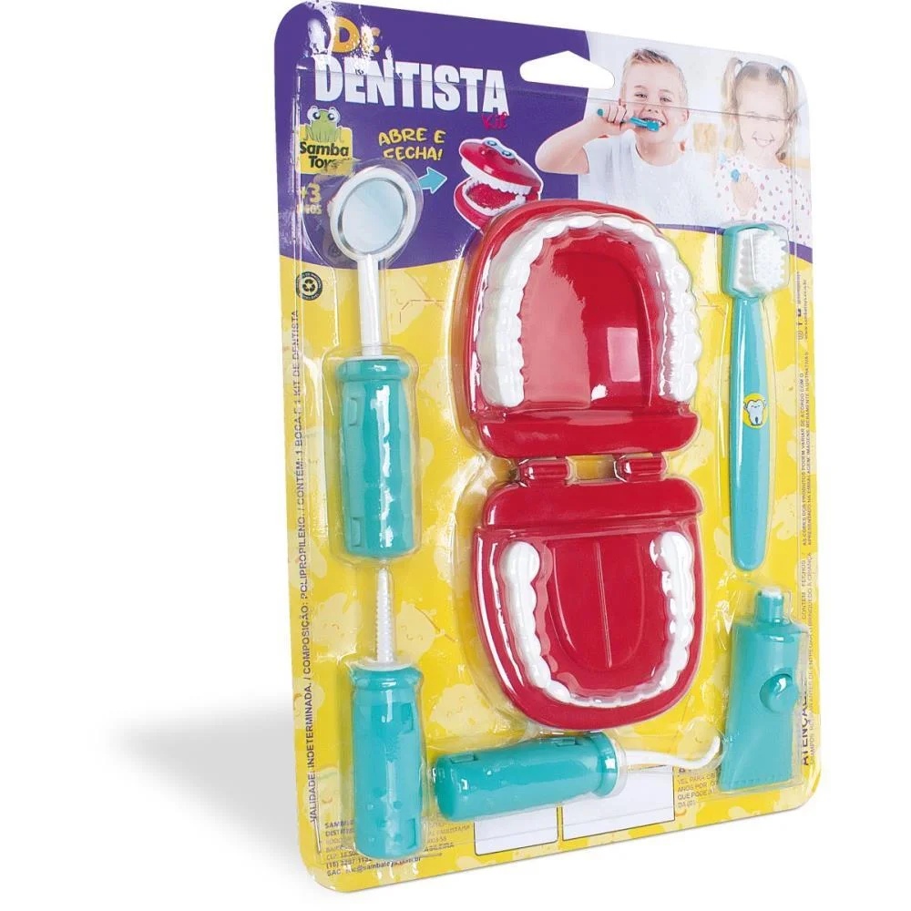 Brincando De Profissoes Dr Dentista Samba Toys - imagem 4