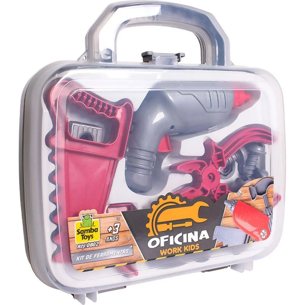 Brincando De Profissoes Maleta De Ferramentas Samba Toys - imagem 5