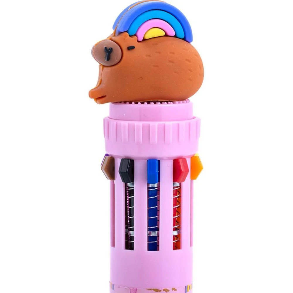 Caneta Esferografica Capivara 10Cores 0.7Mm (S Brw C/ 12 Unidades - imagem 5