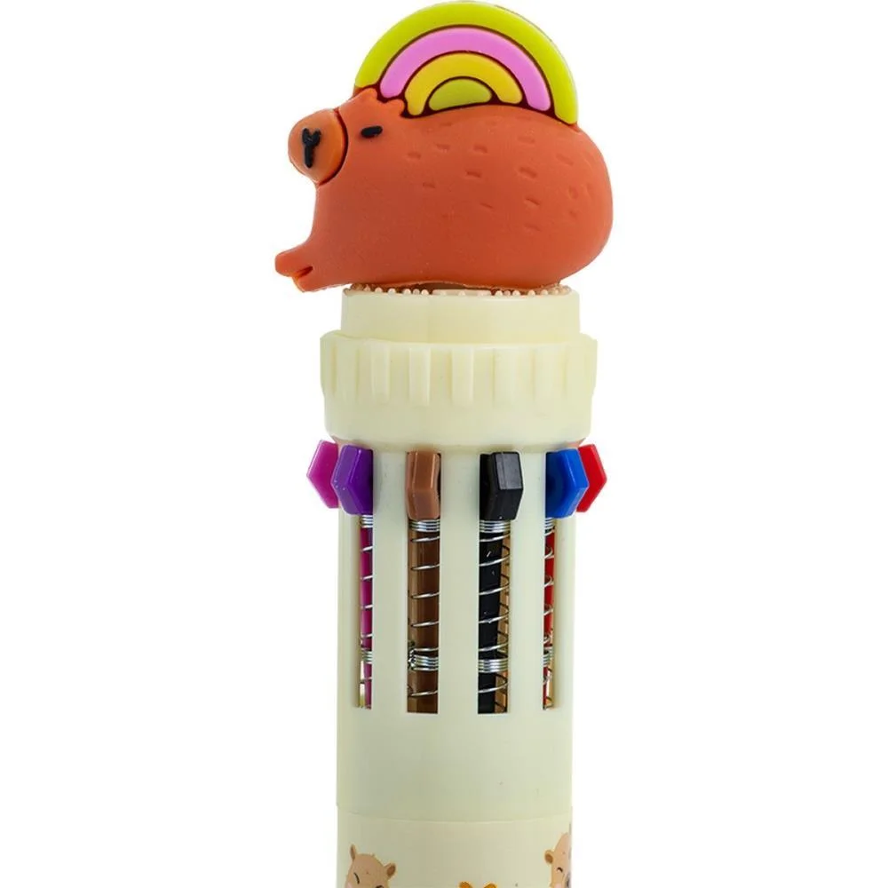 Caneta Esferografica Capivara 10Cores 0.7Mm (S Brw C/ 12 Unidades - imagem 8