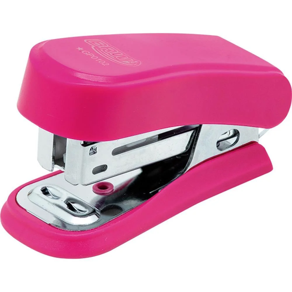 Grampeador Mini P/20Fls 6Cm Plast. Cores Neon Brw C/ 12 Unidades - imagem 5