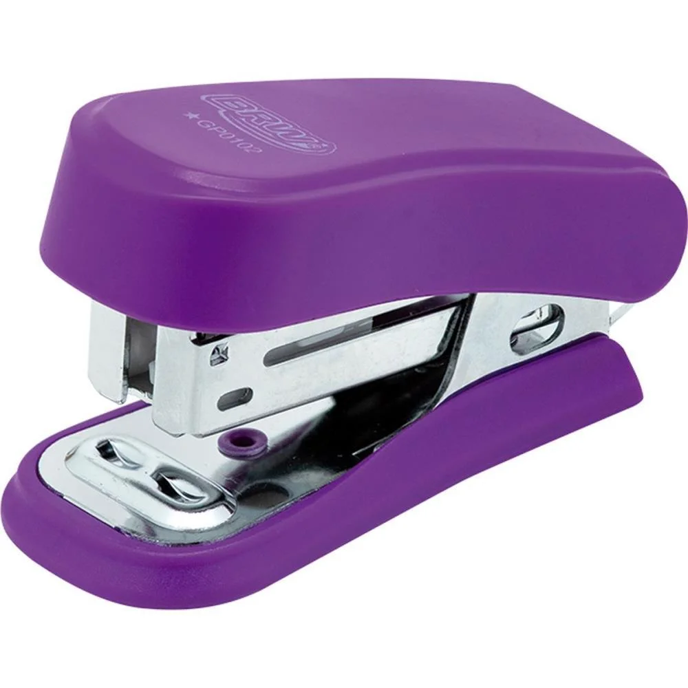 Grampeador Mini P/20Fls 6Cm Plast. Cores Neon Brw C/ 12 Unidades - imagem 6