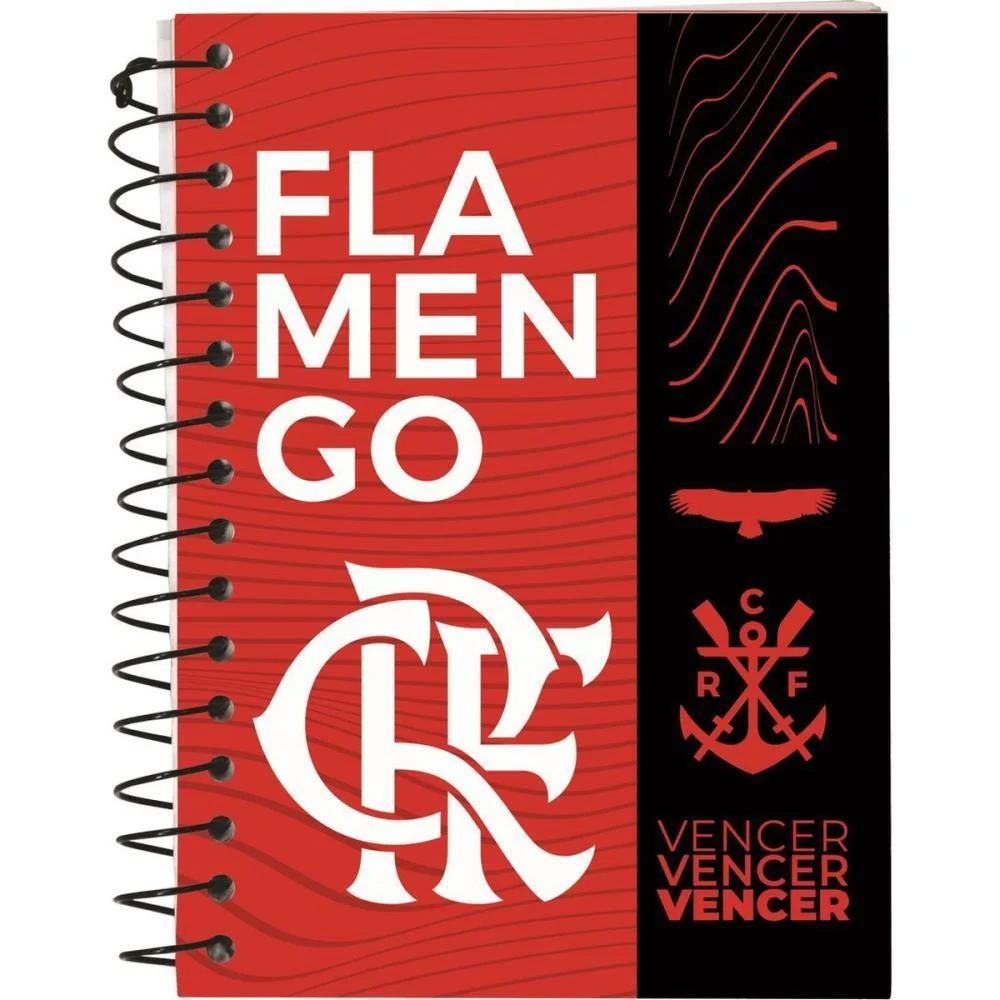 Caderneta 1/8 Flamengo Esp.cd 100X137Mm 96Fl Kit (Pct.c/04) - imagem 3