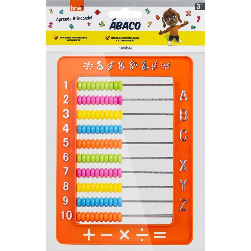 Contador Abaco Dipedu 10Hates 100Bolinhas (S) Brw (Pct.c/03) - imagem 6