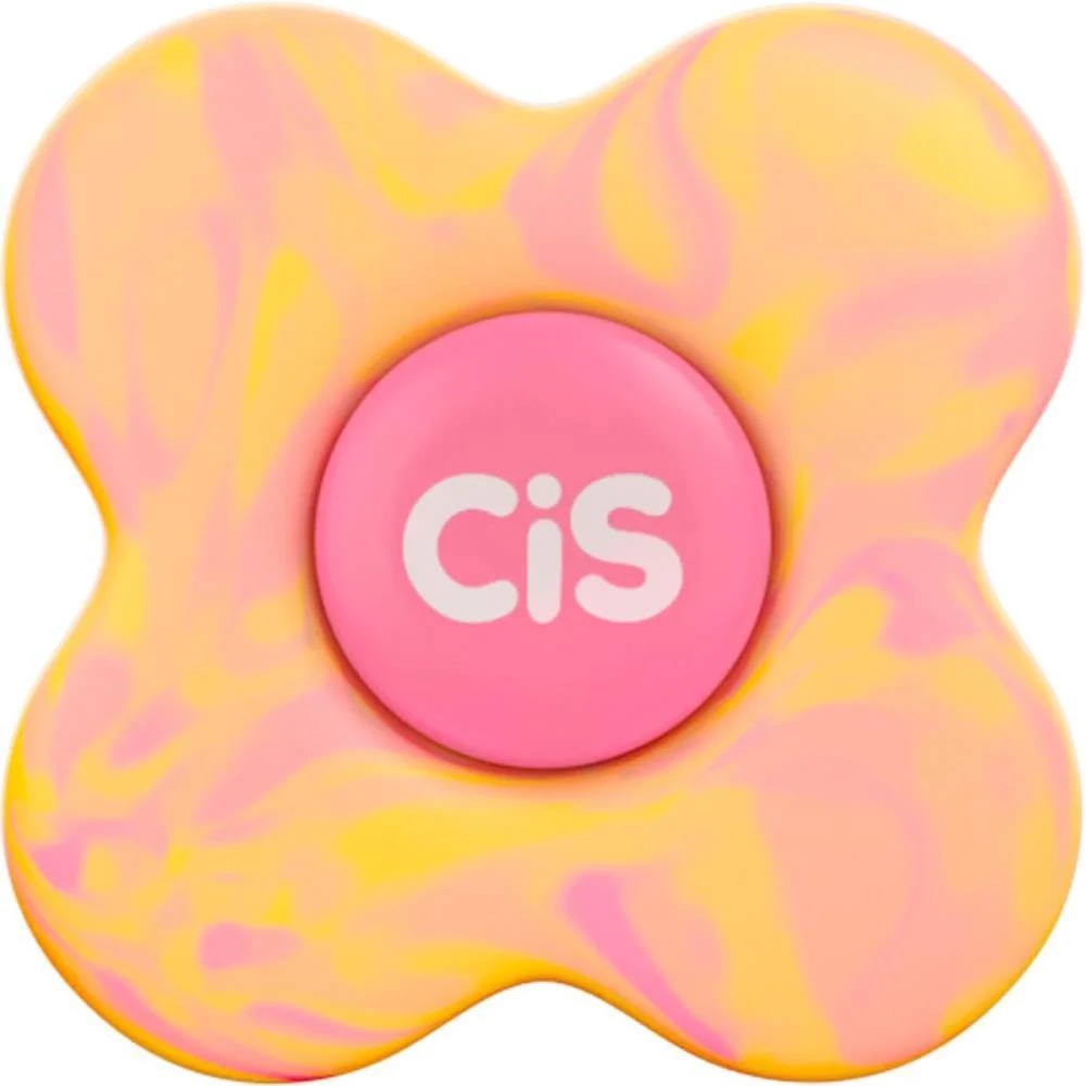 Borracha Decorada Cis Spin 4 Cores Sortidas Sertic C/ 12 Unidades - imagem 3