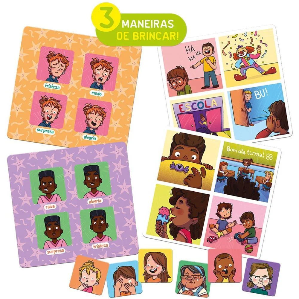 Jogo Educativo Descobrindo As Emocoes Toyster - imagem 4
