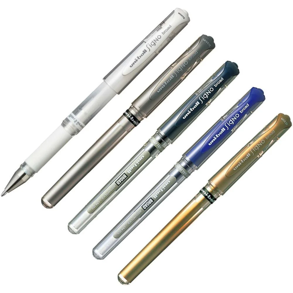 Caneta Gel Signo Broad 1.0Mm 5Cores Sorti Sertic (Estojo) - imagem 2