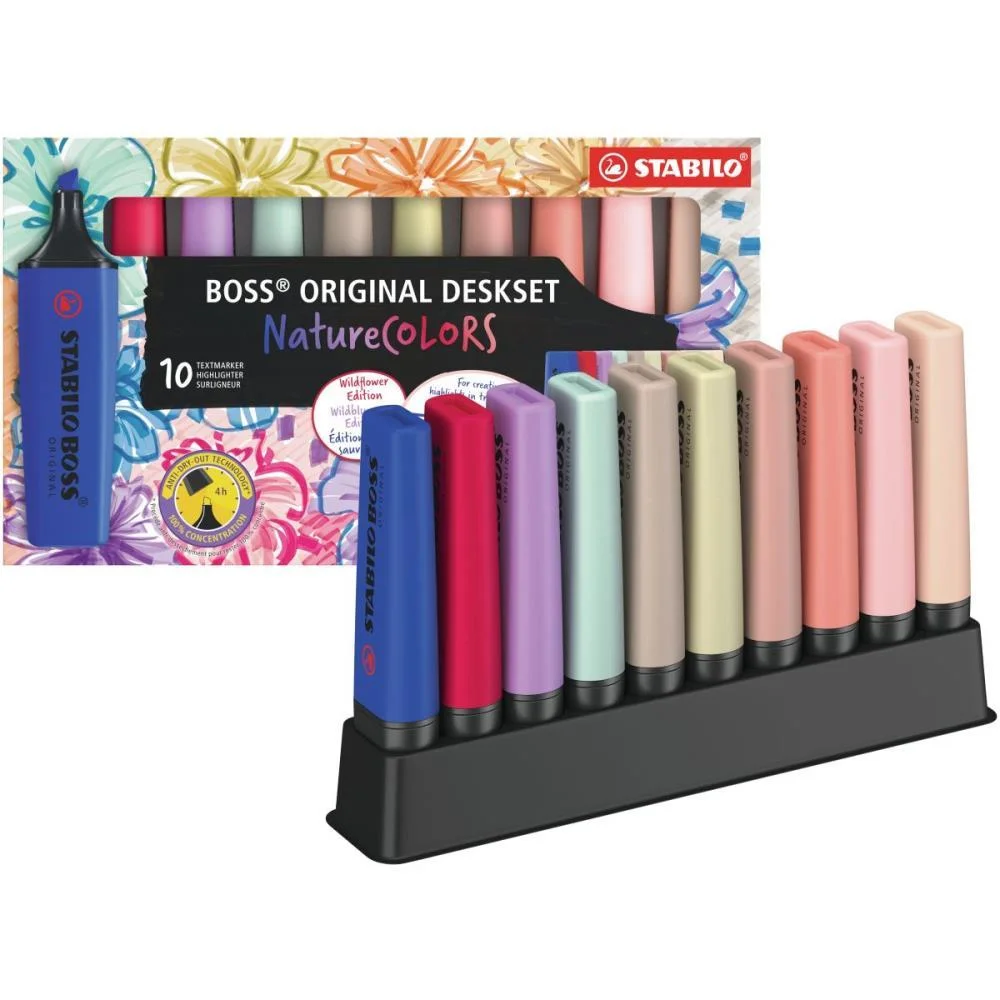 Caneta Marca Texto Stabillo Boss Nat. Colors 10Co Sertic (Estojo) - imagem 5