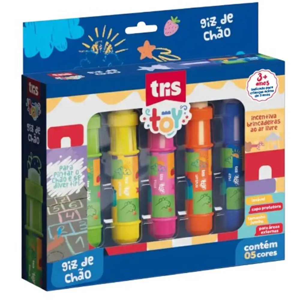 Giz De Cera Jumbo Tris Toy Giz De Chao Summit (Cx.c/05) - imagem 5