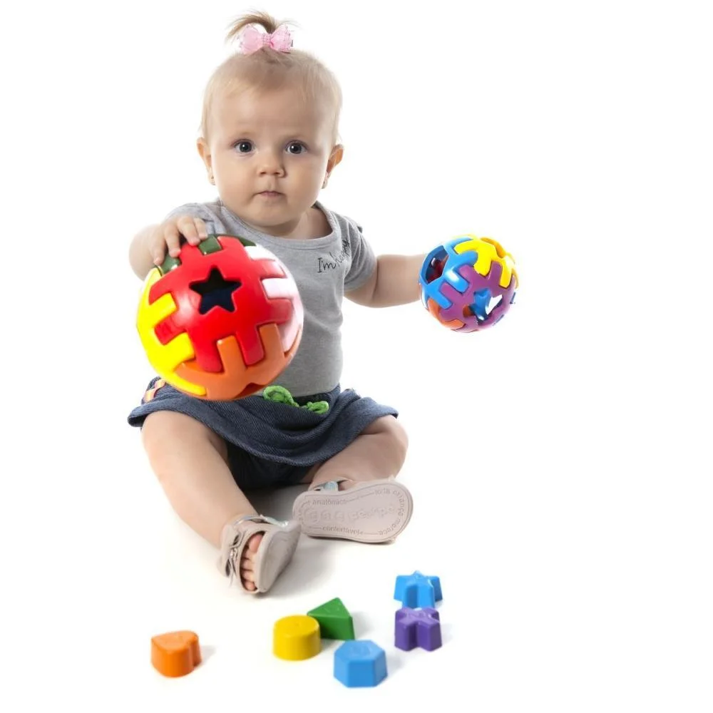 Brinquedo Educativo Bola Super C/Blocos (S) Kendy Brinquedos - imagem 4