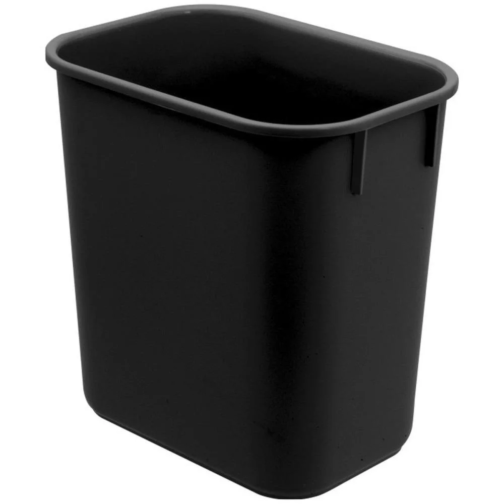 Lixeira Para Escritorio Plastico Tamanho Gr.preto 12L Acrimet - imagem 2