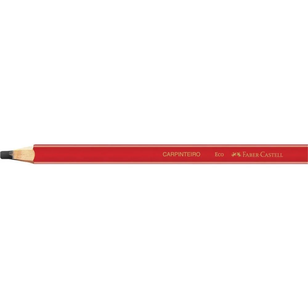 Lapis Preto Carpinteiro Ecolapis 1/2 Grosa Faber-Castell (Cx.c/72) - imagem 4