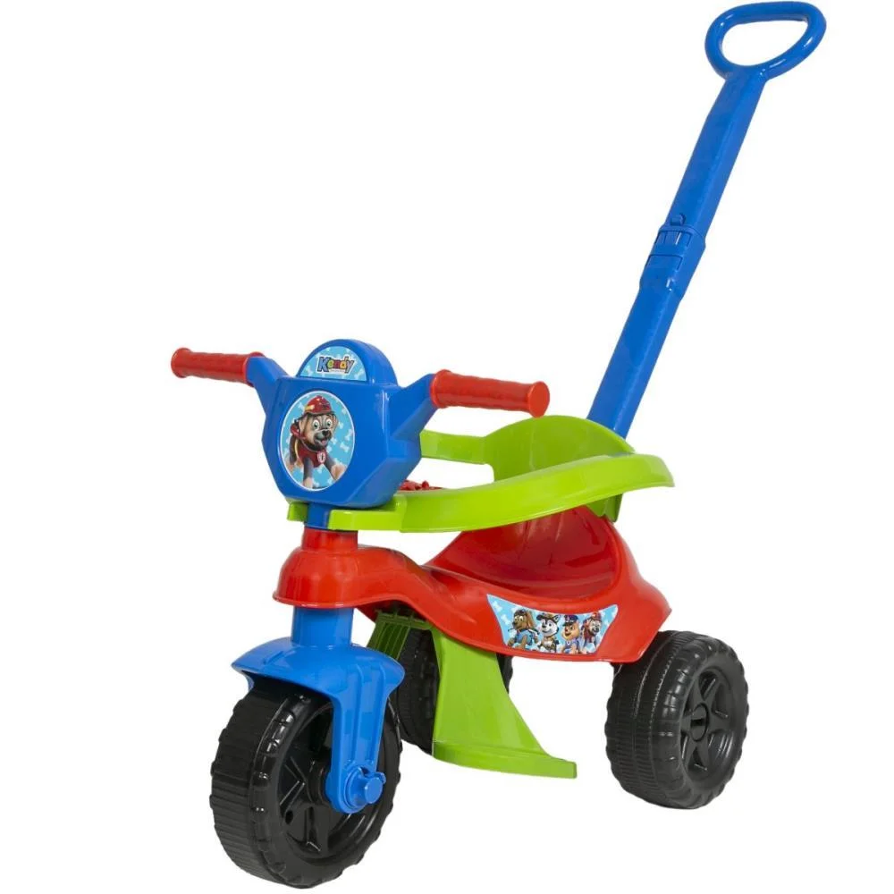 Triciclo Kemotoca Baby Dog Vm/Az/Vd 25K Kendy Brinquedos - imagem 2
