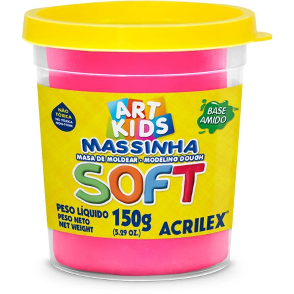 Massa Para Modelar Soft 150G.maravilha Bs.amido Acrilex (Pote) - imagem 2