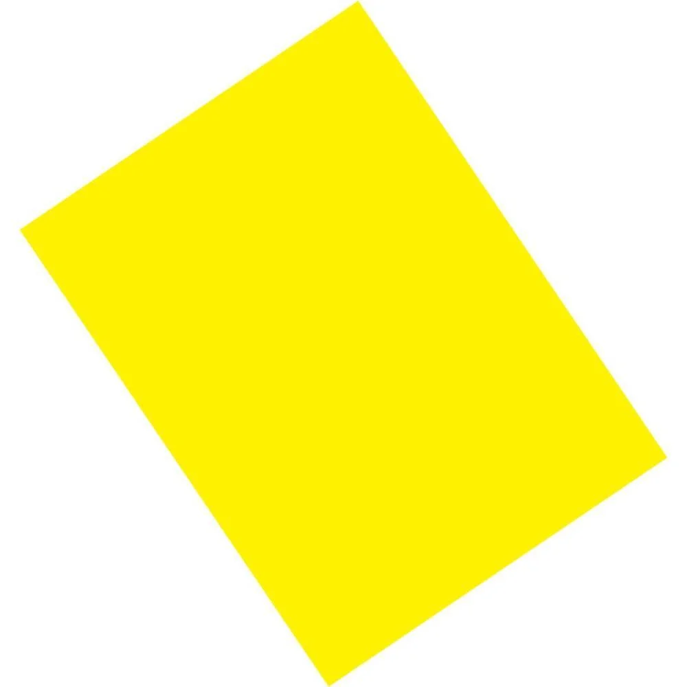 Papel Camurca 40X60Cm. Amarelo V.m.p. (Pct.c/25) - imagem 2