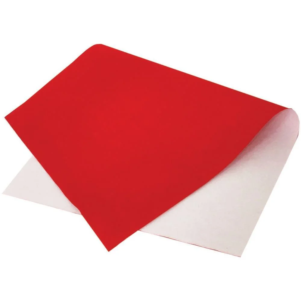 Papel Camurca 40X60Cm. Vermelho V.m.p. (Pct.c/25) - imagem 3