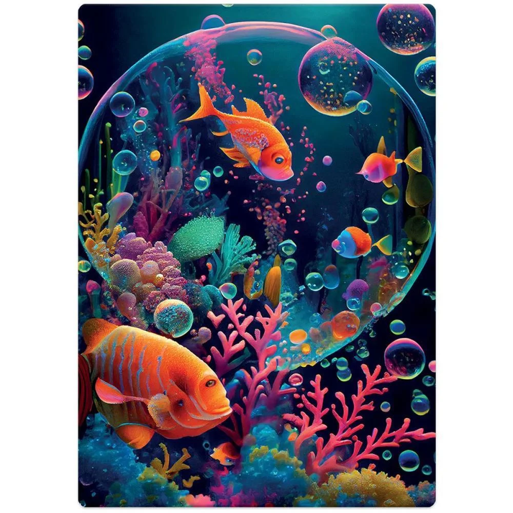 Quebra-Cabeca Cartonado Ia Oceano Cintil.500Pcs Nano Toyster - imagem 4