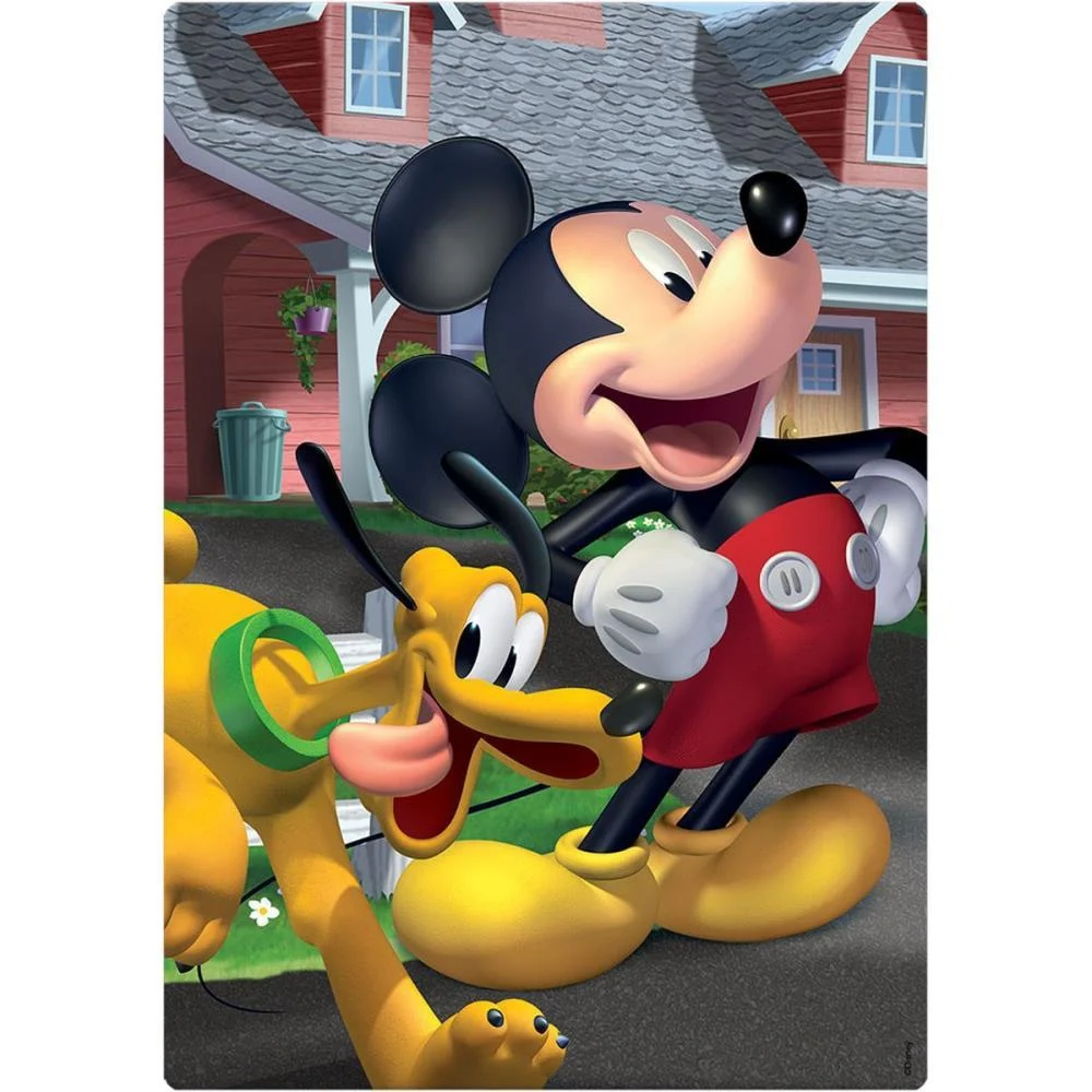 Quebra-Cabeca Cartonado Mickey 60Pcs Toyster - imagem 4
