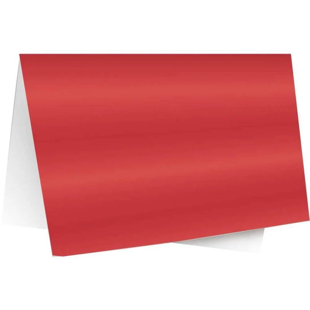 Papel Laminado 45X59Cm. Lamicor Vermelho Cromus (Pct.c/40) - imagem 3