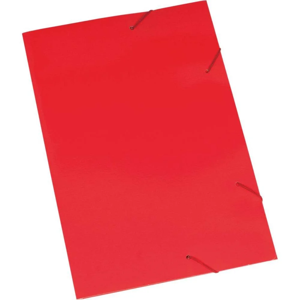 Pasta Aba Elastica Papel Oficio Vermelha Polycart (Pct.c/20) - imagem 2