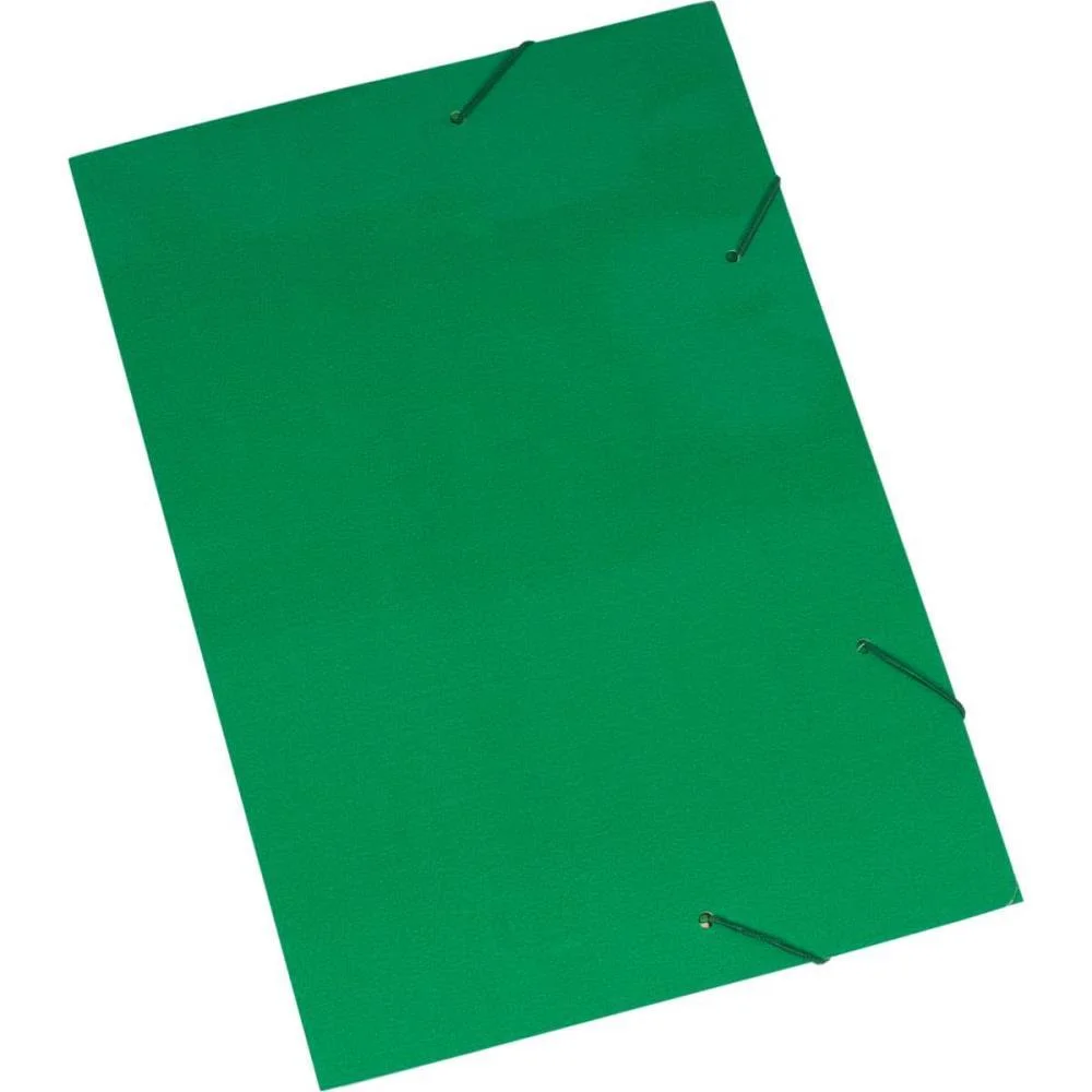 Pasta Aba Elastica Papel Oficio Verde Polycart (Pct.c/20) - imagem 3