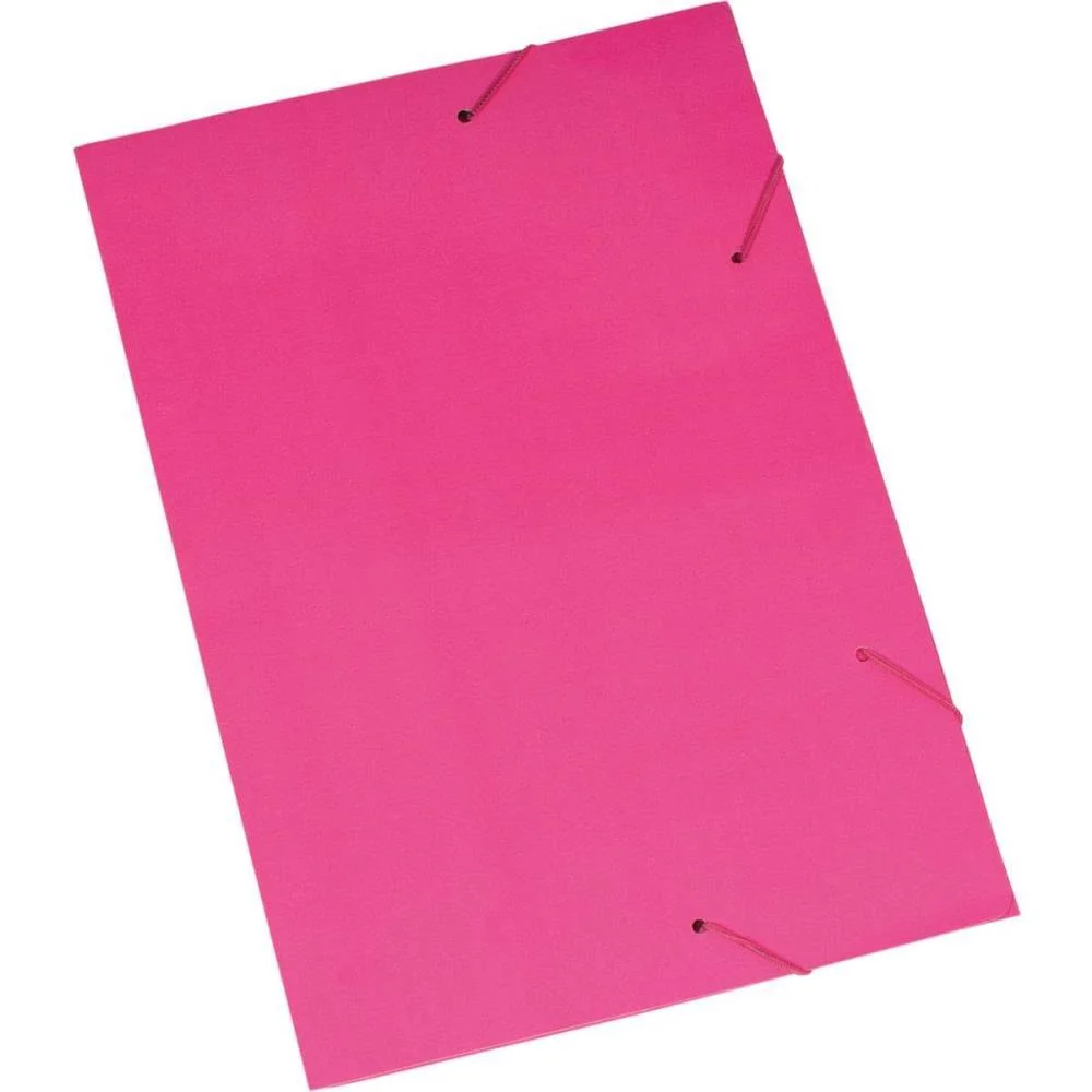 Pasta Aba Elastica Papel Oficio Rosa Polycart (Pct.c/20) - imagem 2