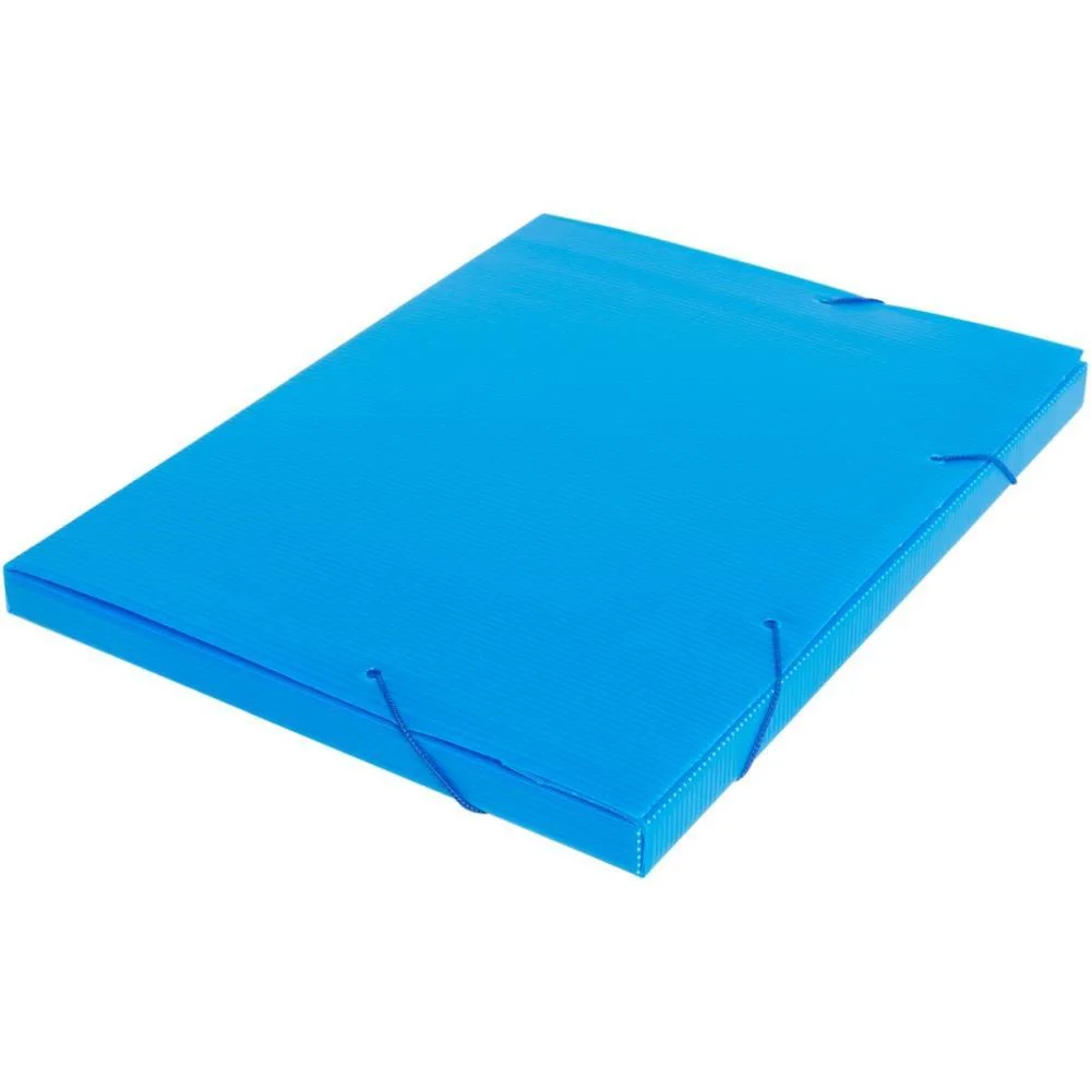 Pasta Polionda Oficio 20Mm Azul Novaonda Polibras (Pct.c/10) - imagem 2
