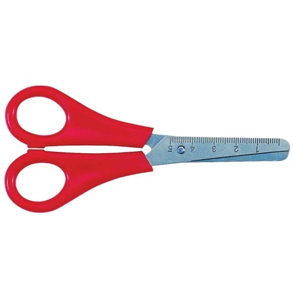 Tesoura Escolar Cis Ks-95C/Regua Plast 13,5Cm Sertic C/ 20 Unidades - imagem 3