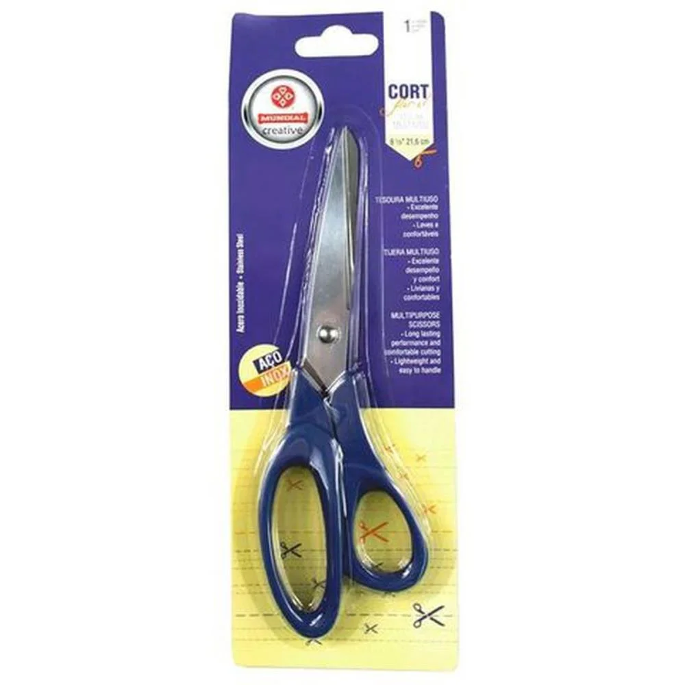 Tesoura Multiuso Inox 19Cm Mundial - imagem 3