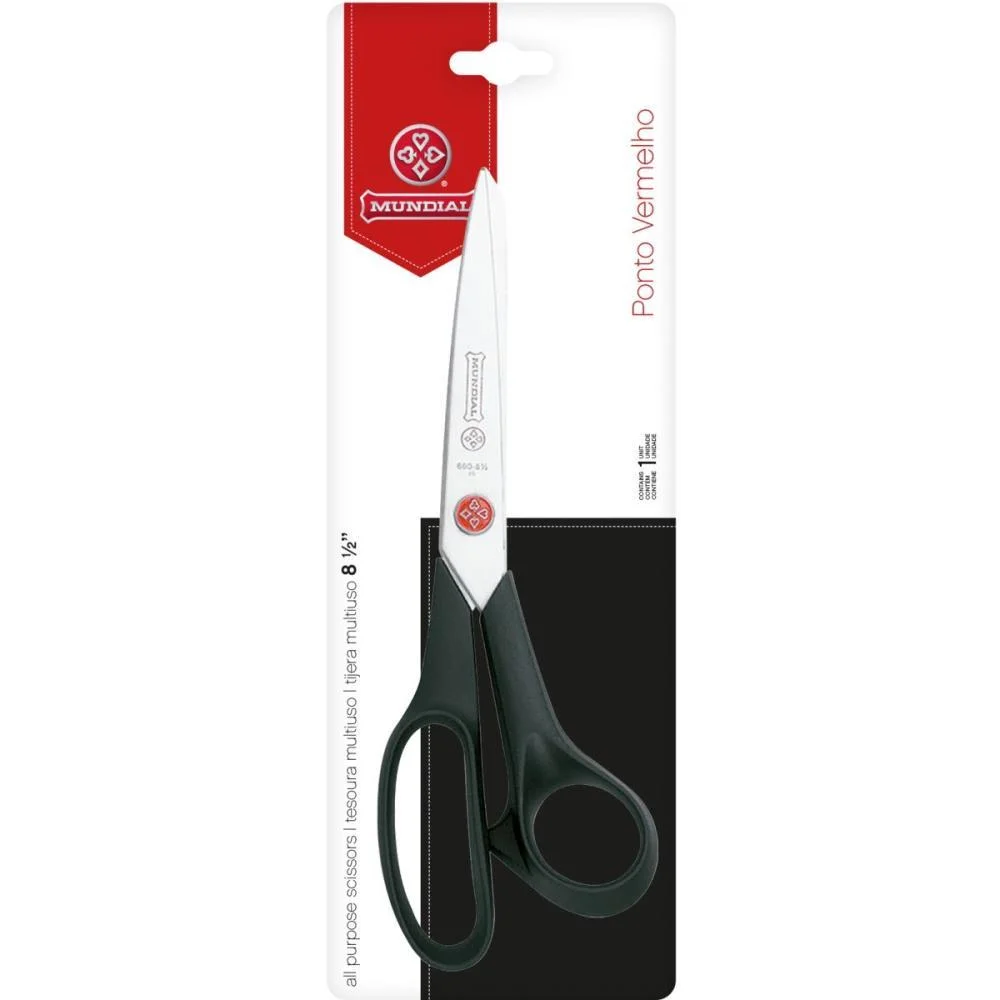 Tesoura Multiuso Pto.verm.inox 21Cm Mundial - imagem 4