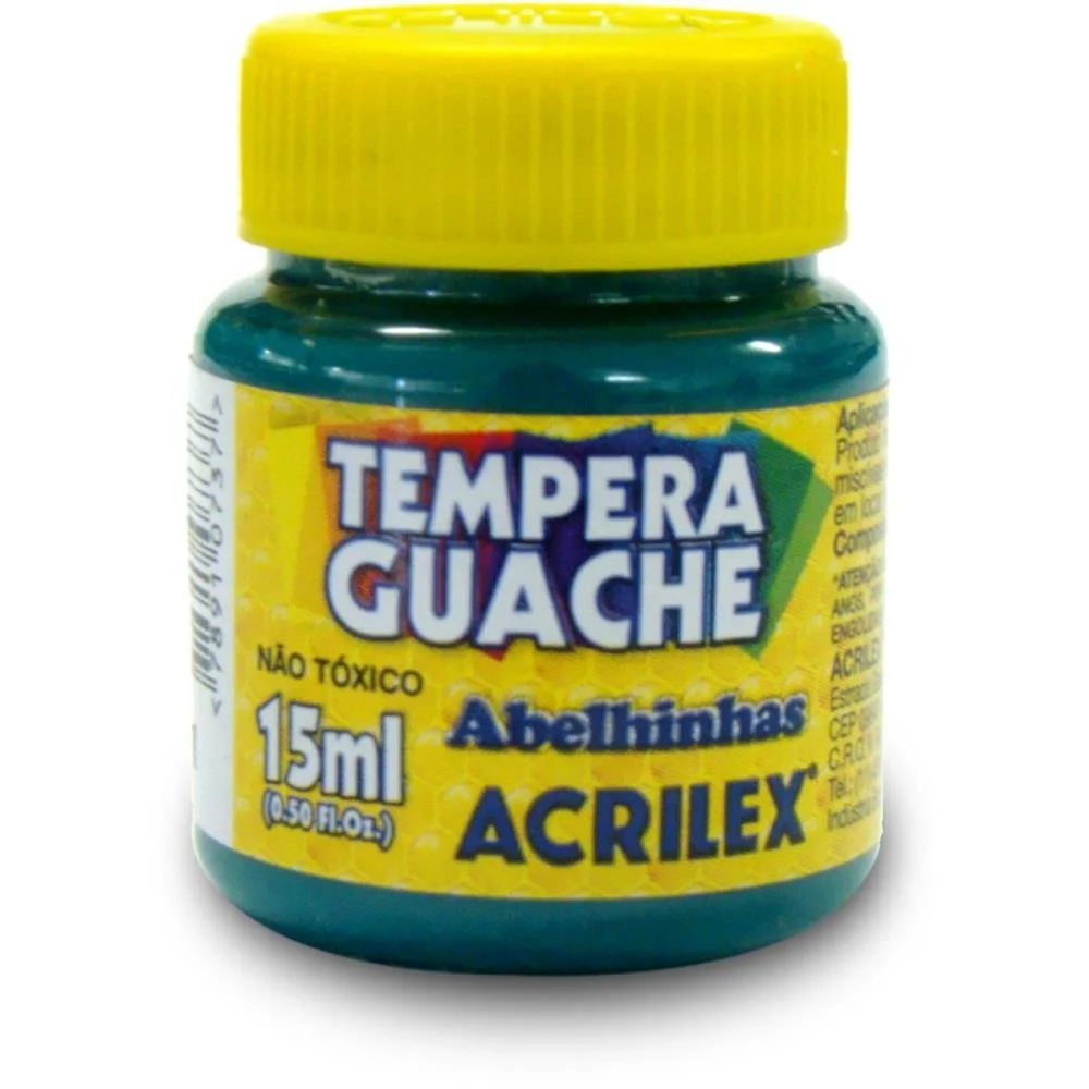 Tinta Guache 015Ml Verde Bandeira Acrilex (Duzia) - imagem 2