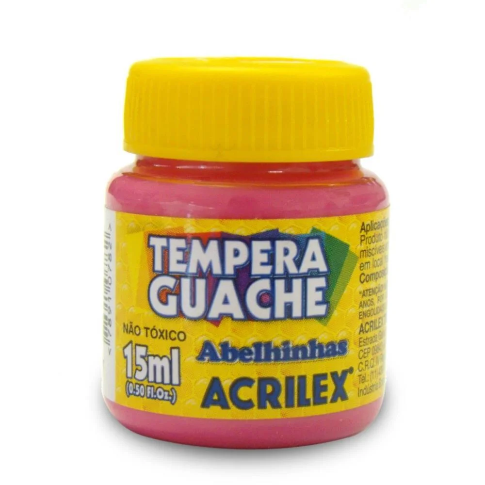 Tinta Guache 015Ml Rosa Acrilex (Duzia) - imagem 2
