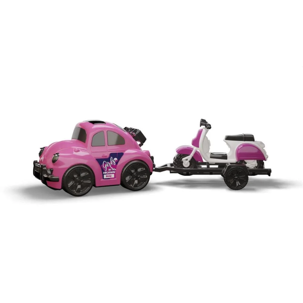 Carrinho Girls On The Highway Rosa Orange Toys - imagem 2