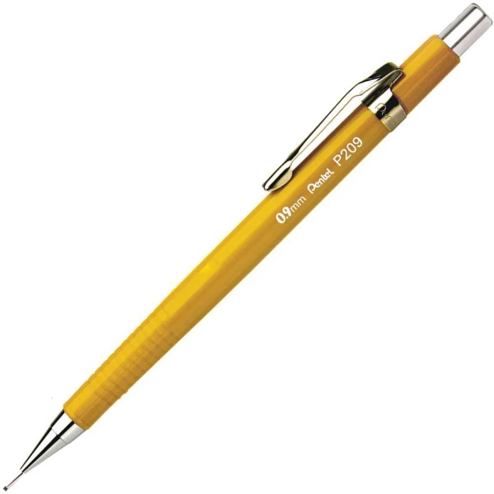 Lapiseira 0.9Mm Pentel Amarela Pentel (Cx.c/12) - imagem 3