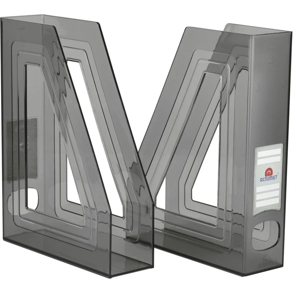 Porta Revista Classic Fume Acrimet (Pct.c/02) - imagem 2