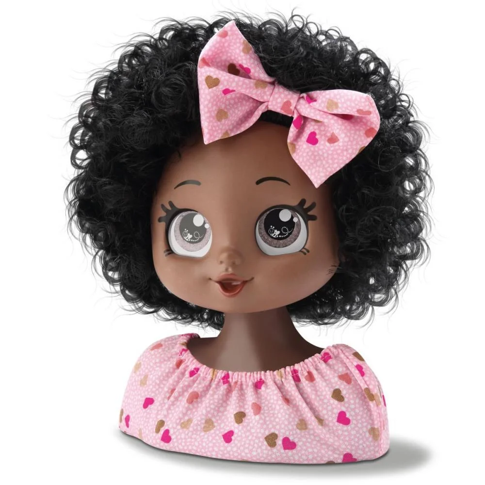 Boneca Style Hair Negra 21Cm C/Acesso Bee Toys - imagem 4