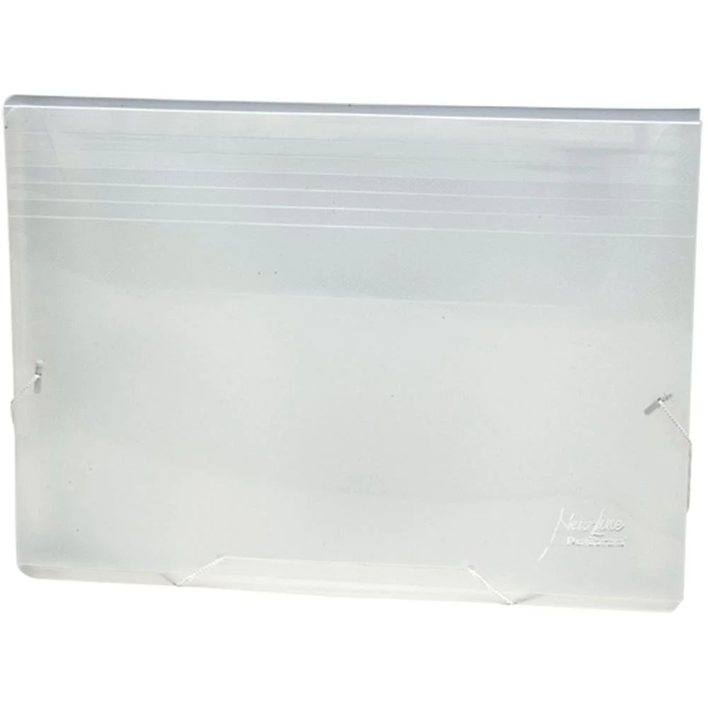 Pasta Sanfonada Plastica Porta Cheque 12 Div. Cristal Polibras - imagem 3