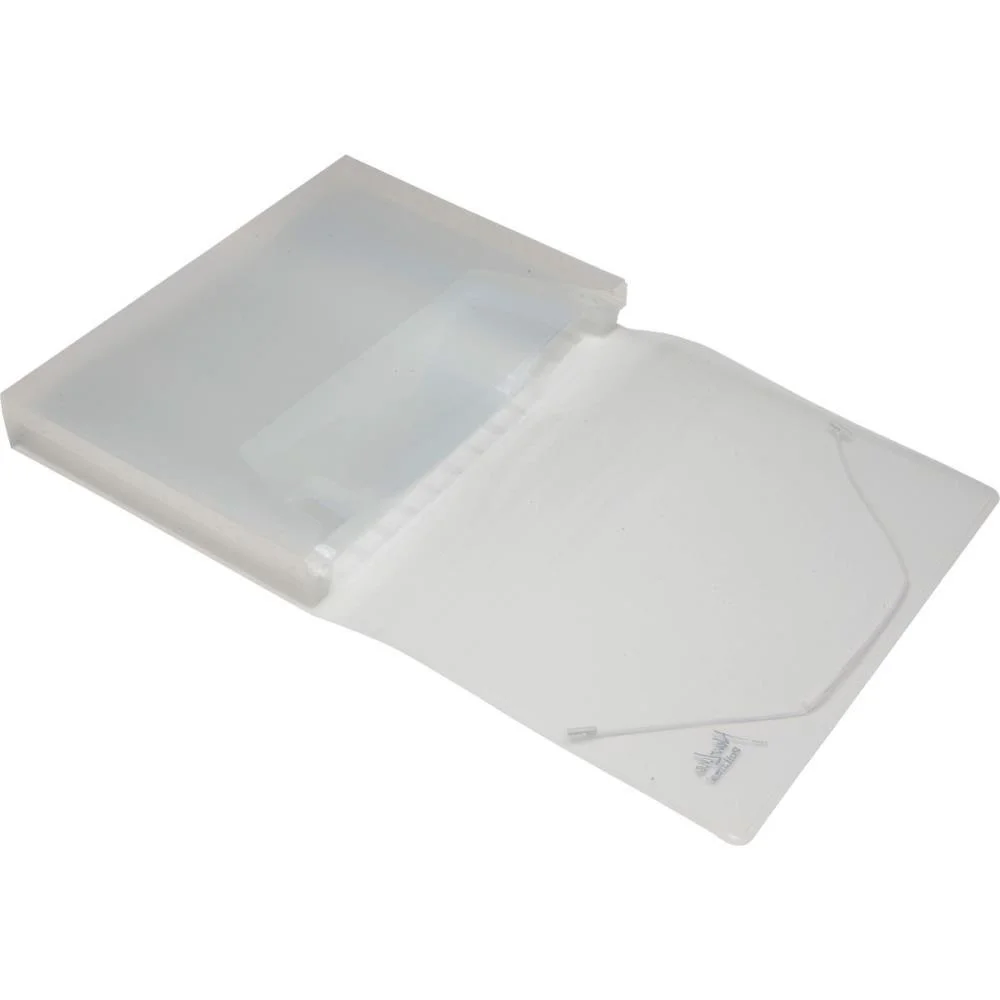 Pasta Sanfonada Plastica A4 12 Divisoes Cristal Polibras - imagem 2