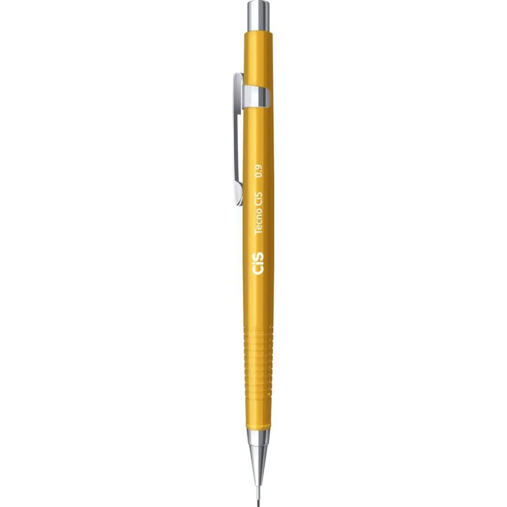 Lapiseira 0.9Mm Tecno Cisc-209 0.9 Amarela Sertic (Cx.c/12) - imagem 3