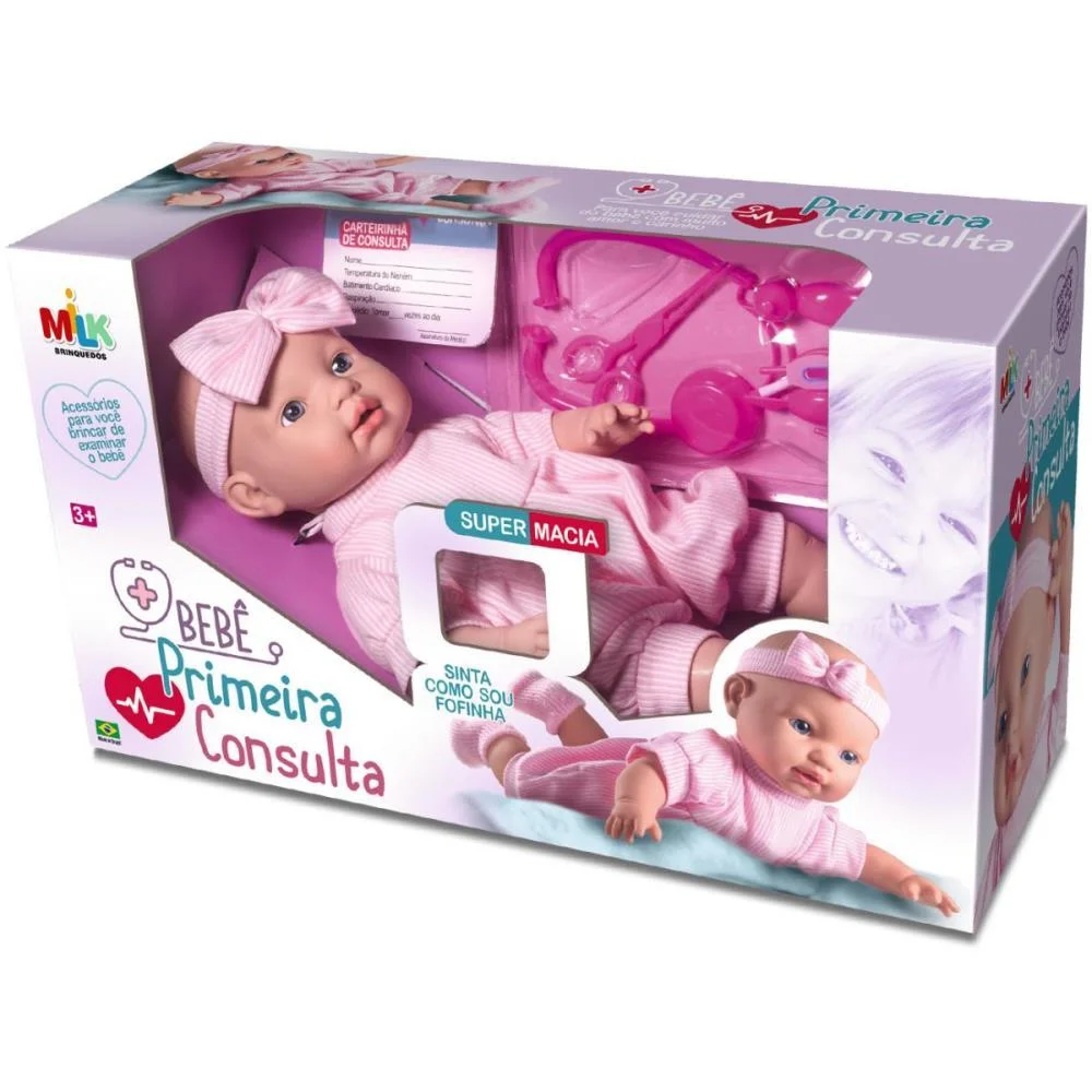 Boneca Primeira Consulta C/Acessorios Milk - imagem 5
