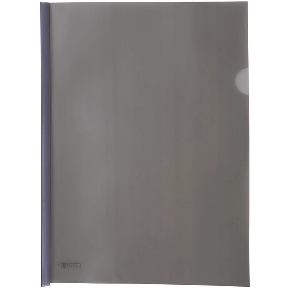 Pasta Canaleta A4 Fume New Line Polibras (Pct.c/10) - imagem 3