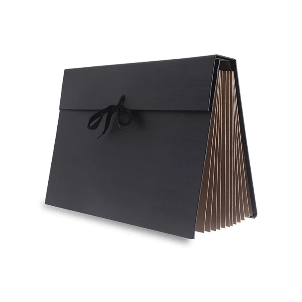 Pasta Sanfonada Papel Oficio 31 Div Kraft Classic Dello - imagem 2