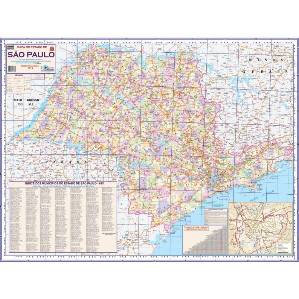 Mapa Periodico Estado De Sao Paulo Multimapas - imagem 3