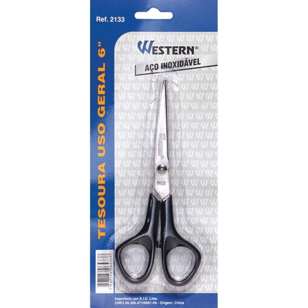 Tesoura Uso Geral 6P 15Cm-Inox Western - imagem 3