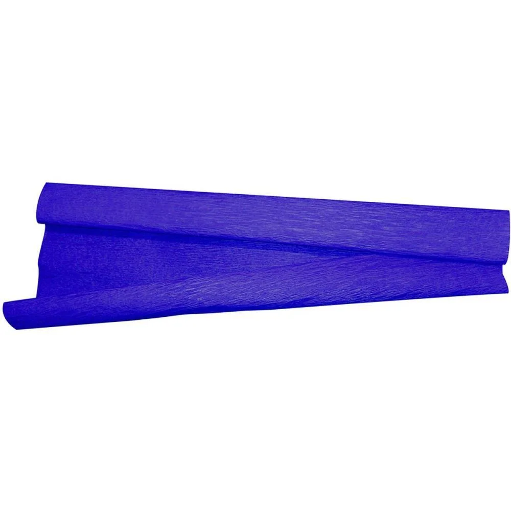 Papel Crepom 48Cmx2,00M.azul Escuro V.m.p. (Pct.c/10) - imagem 3