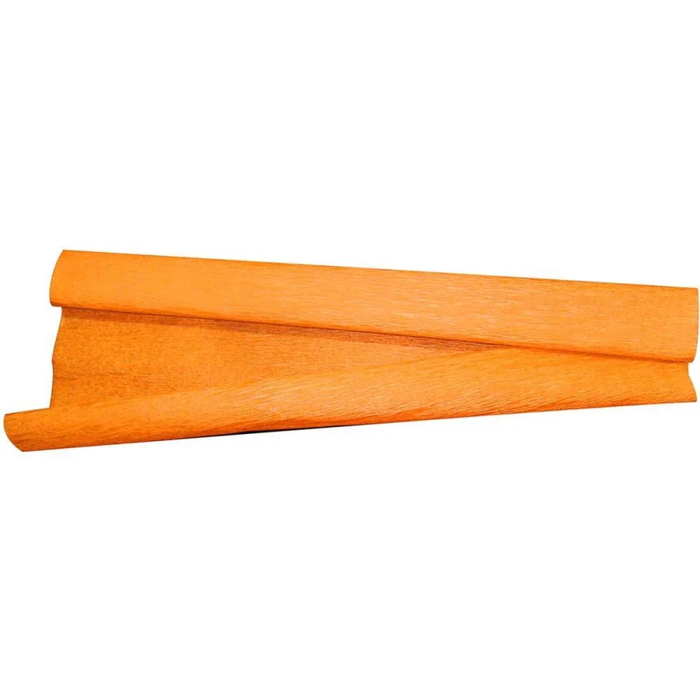 Papel Crepom 48Cmx2,00M.laranja V.m.p. (Pct.c/10) - imagem 2