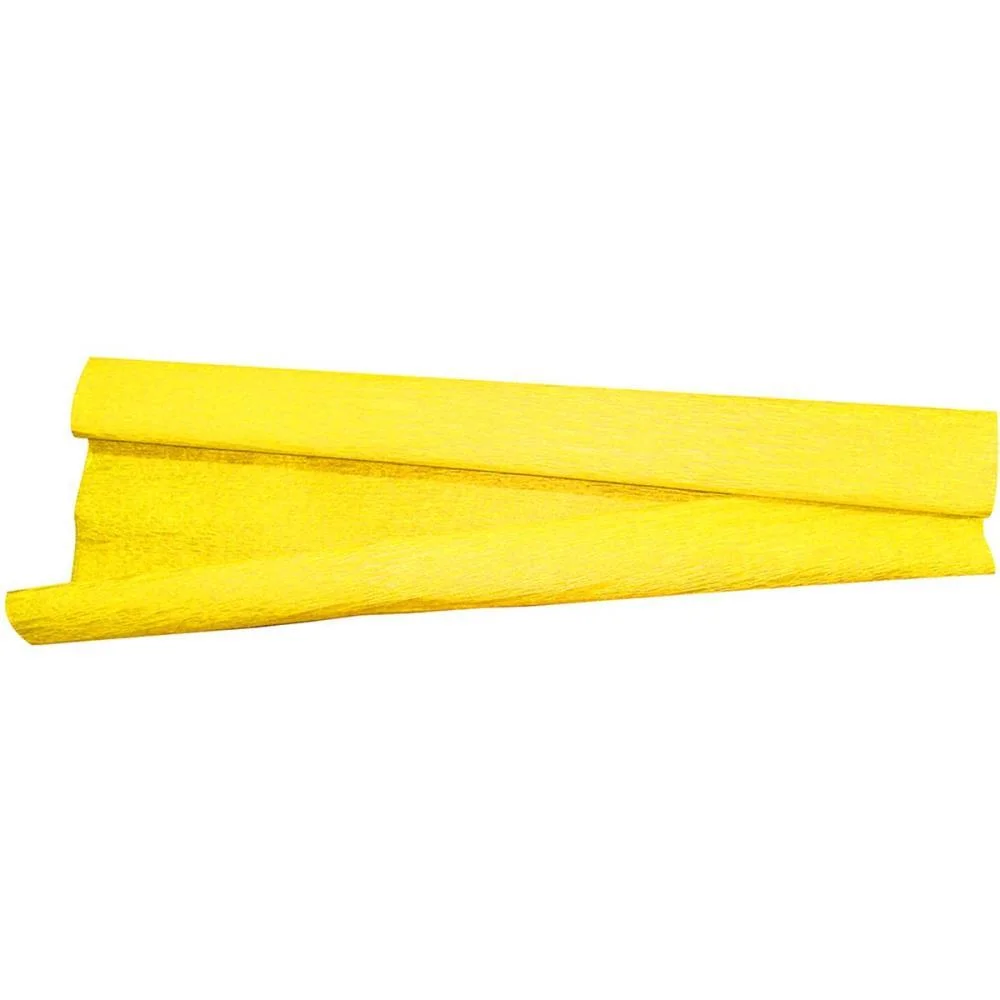 Papel Crepom 48Cmx2,00M.amarelo V.m.p. (Pct.c/10) - imagem 3